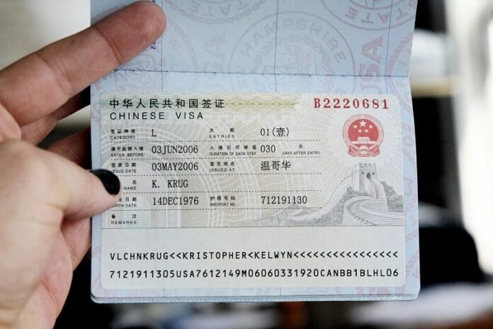 Chinese visa