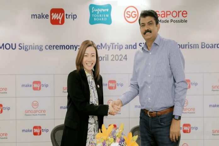 Singapore Tourism Board partners with MakeMyTrip to increse Indian 