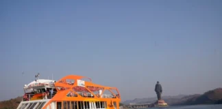 Luxury 600-Passenger Cruise to Boost Ektanagar Statue of Unity Tourism Statue of Unity Cruise Tour