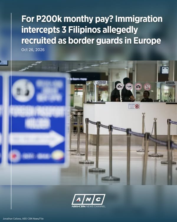 The men, aged 25, 50 and 51, initially claimed that they were traveling to Thailand to "participate in or coach a Muay Thai tournament," the Bureau of Immigration noted. Link to the full story in the comments section. | via ANC 24/7 - Facebook