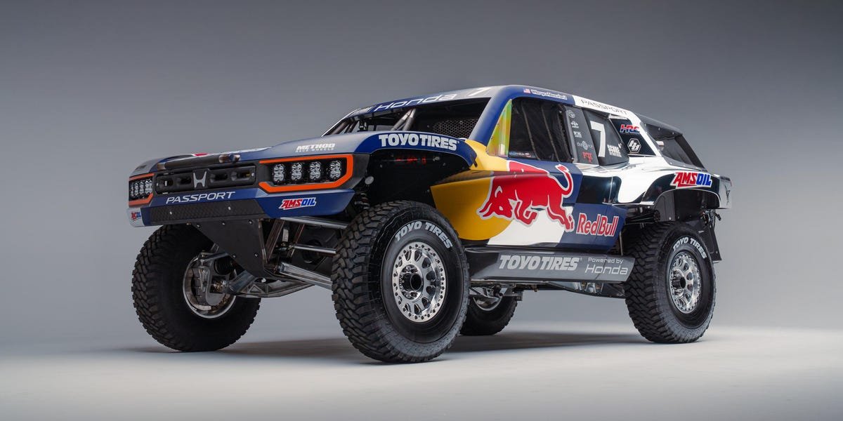 Is HRC’s New 1300-HP Trophy Truck the Most Badass Honda Passport Ever Made? - Car and Driver