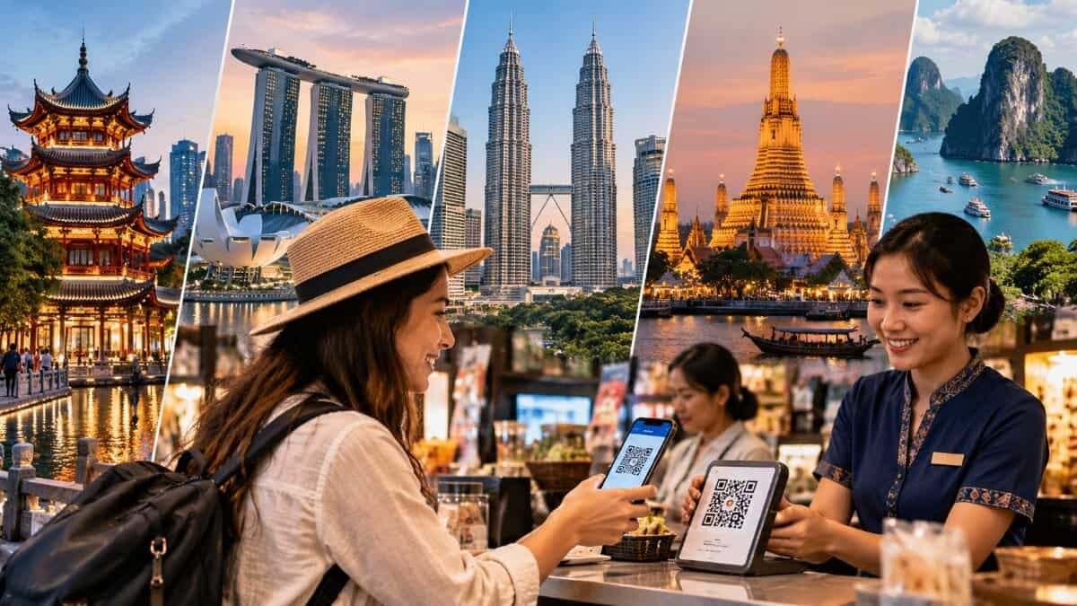 Malaysia and China Expand Cross Border QR Payments as Cashless Travel Access Varies Across Asian Nations