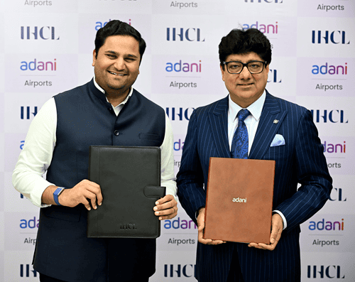 IHCL and Adani Airports sign multi-hotel agreement for 8 hotels across 4 cities