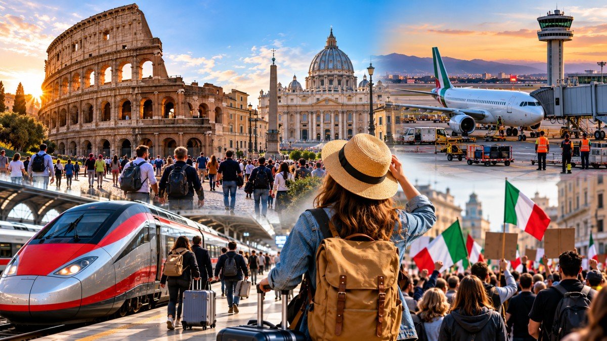 Italy Follows Germany and France as Nationwide Strike Threatens Flights and Tourism