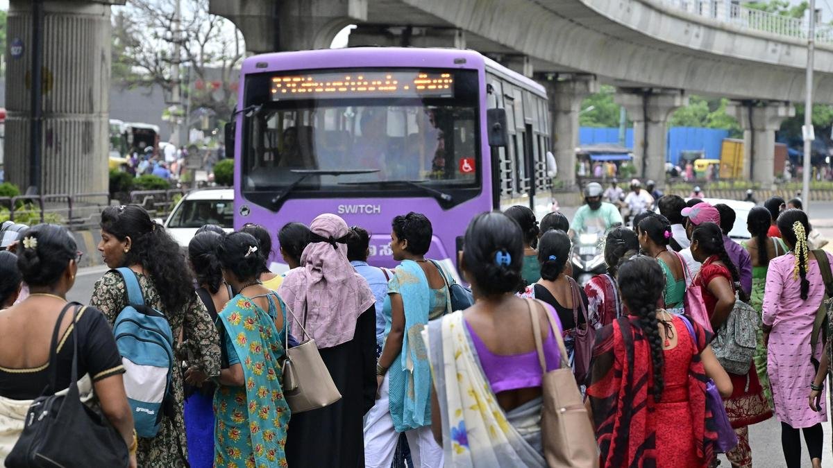 Free bus travel has given women more mobility - The Hindu