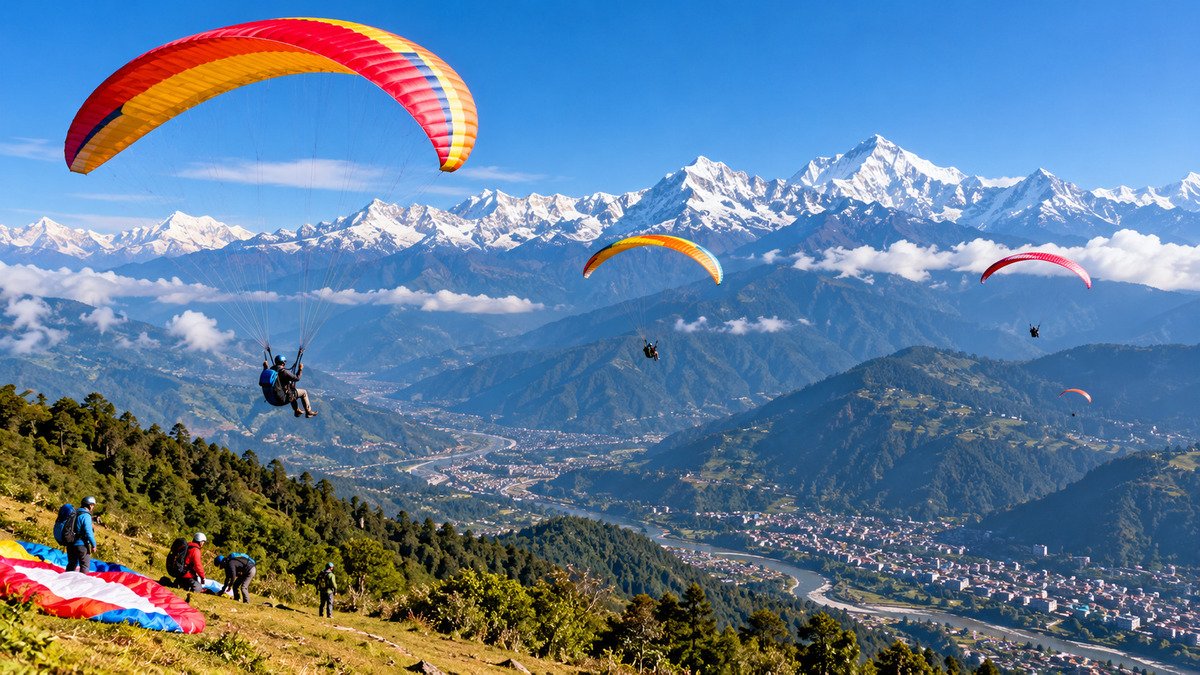 Sikkim Emerges as India’s Next Paragliding Hotspot as Youth Training and New Flying Sites Transform Himalayan Adventure Tourism