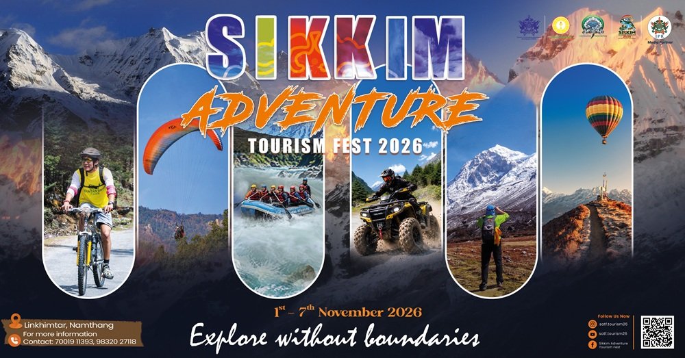 Sikkim Adventure Tourism Fest 2026 to be held in Namchi from November 1-7 - Travel Trade Journal