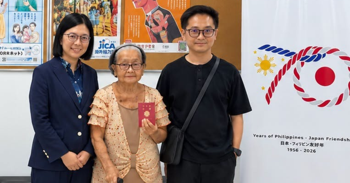 Japan issues passport to 90-year-old Japanese descendant in Philippines - The Filipino Times