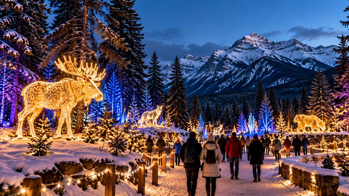 Canada’s Banff National Park Set to Dazzle Tourists with Spectacular Christmas Light Trail, Illuminated Wildlife and Festive Winter Experiences in 2026