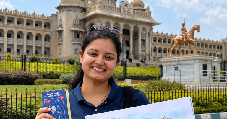 Post Travel Hues: Engineer explores Karnataka through 100 Post Offices in 75 Days - The New Indian Express