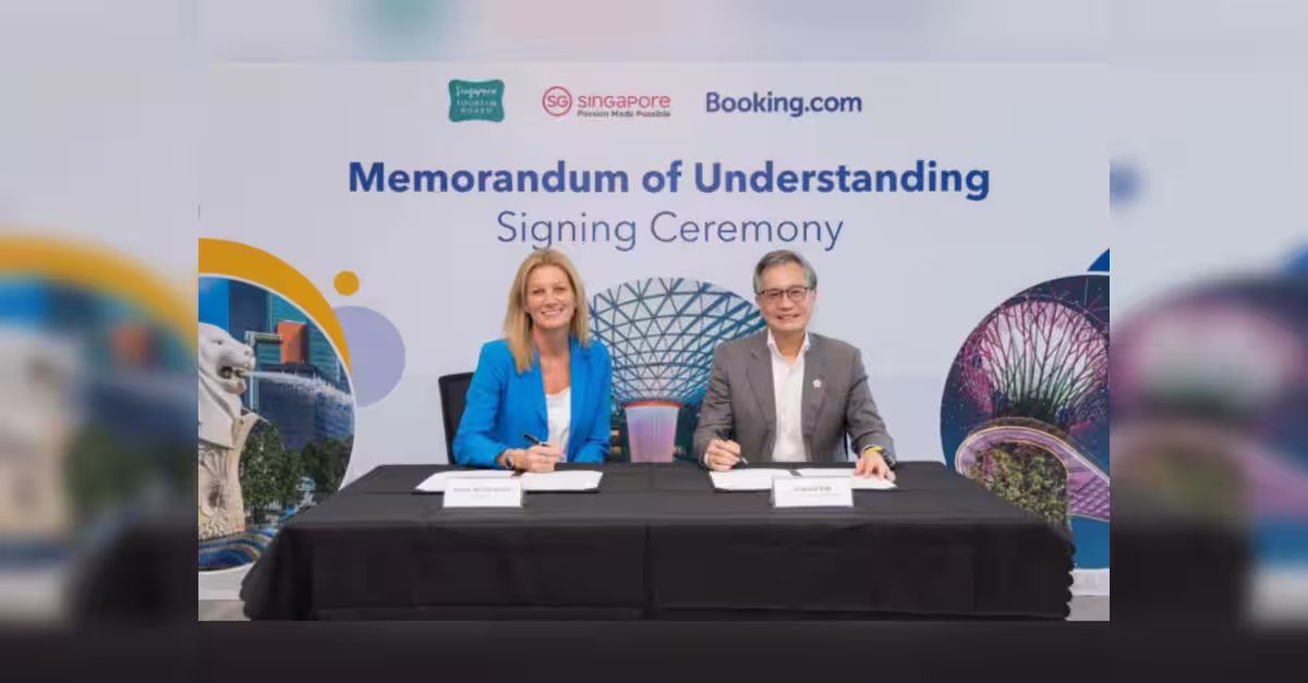 Singapore Tourism Board, Booking.com sign three-year pact to boost visitor arrivals