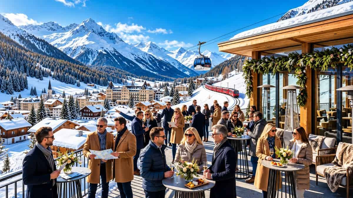 Switzerland Pairs Up With Austria And More To Boost Travel As Davos Promotes Alpine Tourism
